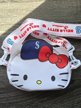 Seattle Mariners Hello Kitty Crossbody Bag Sanrio 50th Anniversary
